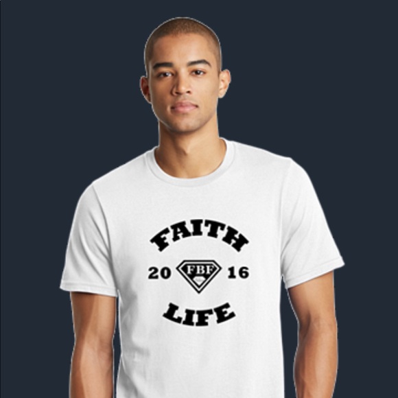 FaithB4Fame Men’s cotton T-shirt - Picture 1 of 2